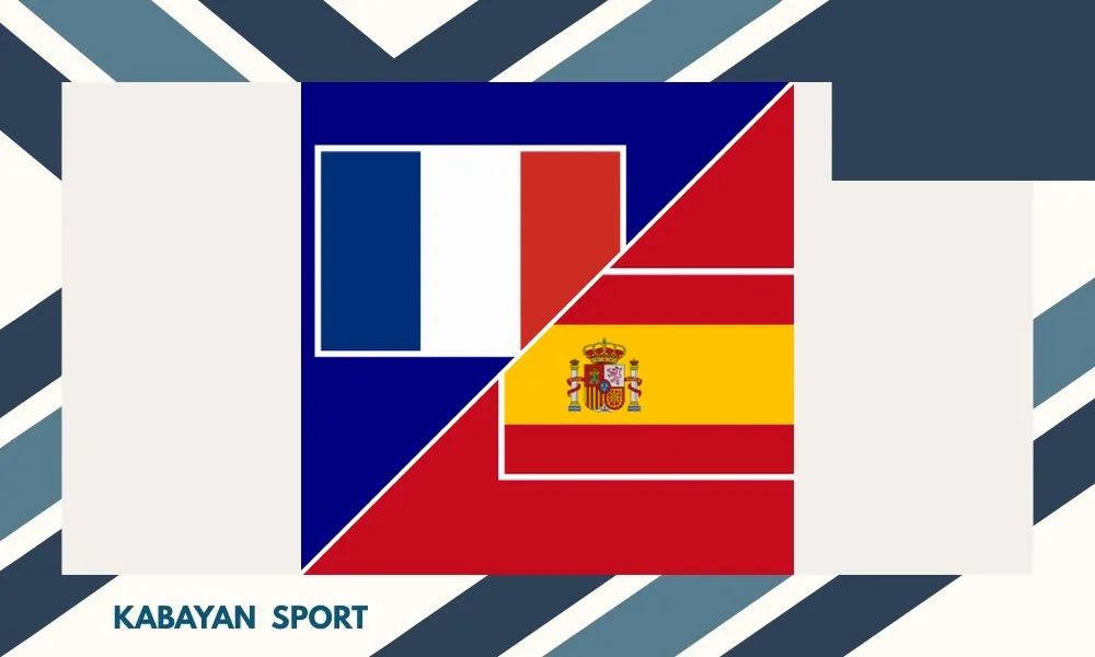 Pemain Timnas Spanyol merayakan kemenangan atas Prancis di semifinal Piala Dunia
