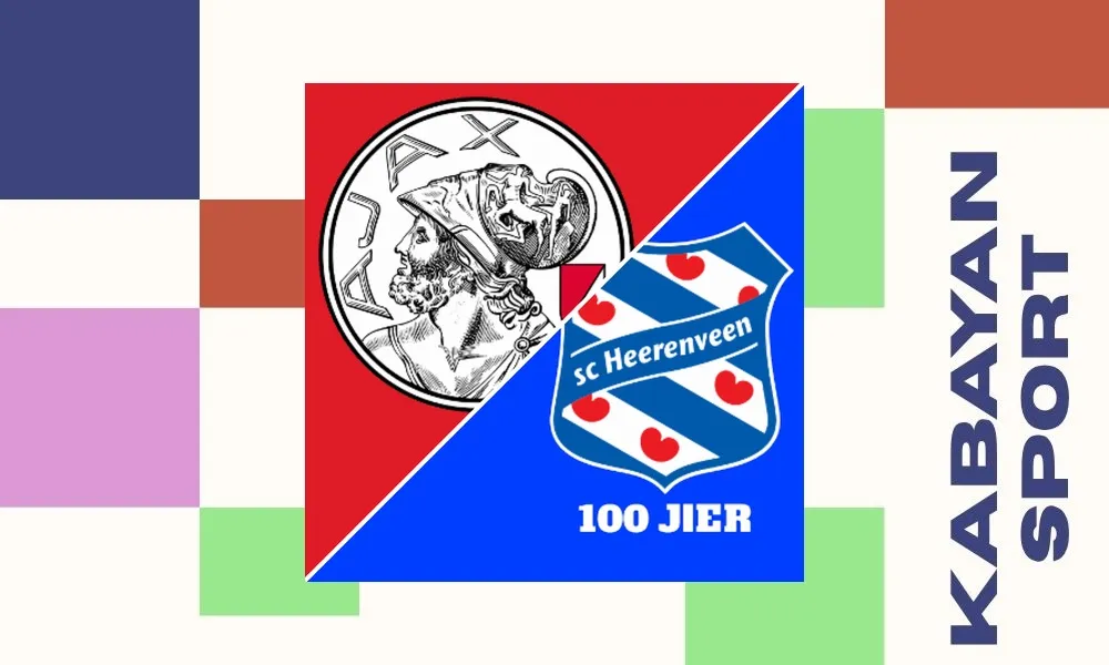 Ilustrasi pertandingan Ajax vs Heerenveen di ajang Eredivisie Liga Belanda