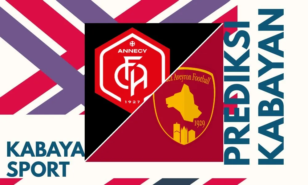 Ilustrasi pertandingan Annecy vs Rodez Aveyron di Ligue 2 di Parc des Sports