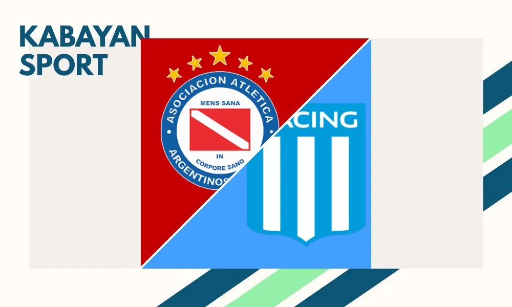Ilustrasi pertandingan Argentinos Juniors vs Racing Club di Liga Profesional Argentina