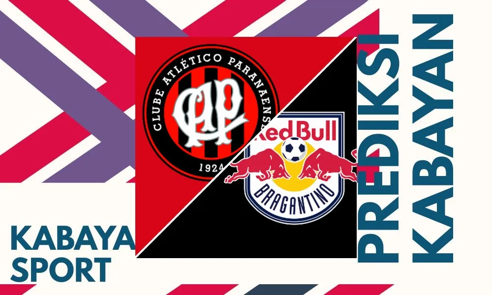Ilustrasi pertandingan Athletico Paranaense vs Red Bull Bragantino di Liga Brasil Serie A