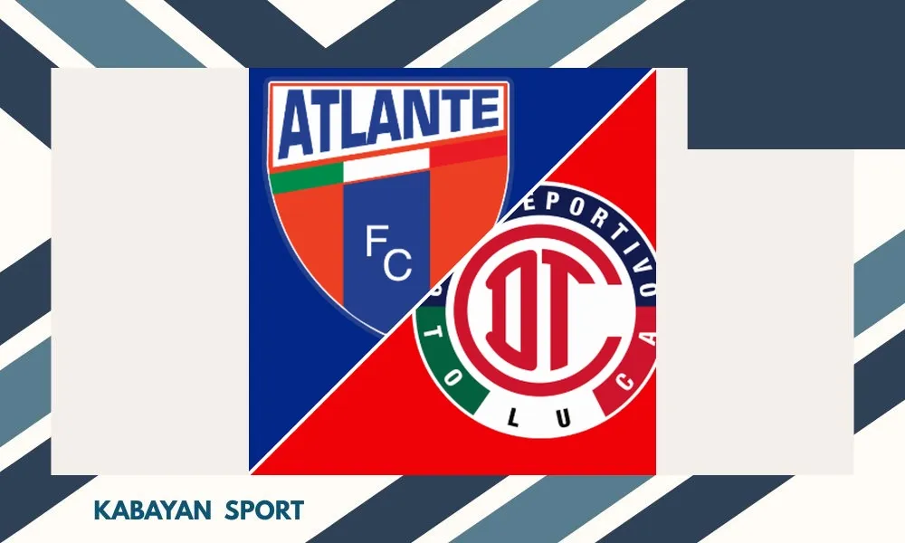 Ilustrasi pertandingan Atlante vs Toluca di Liga BBVA MX di Estadio Banorte