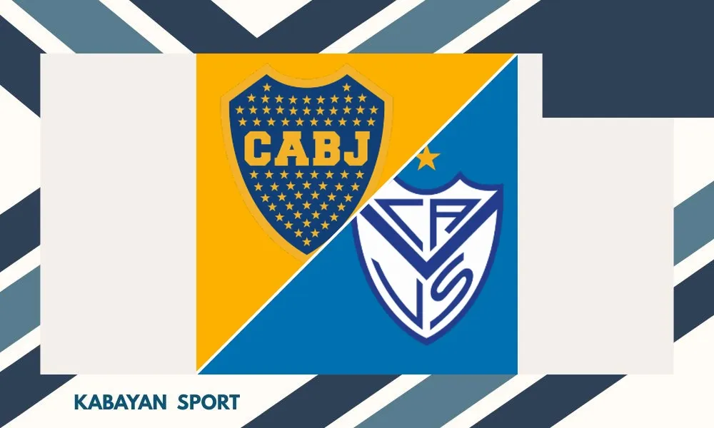 Ilustrasi pertandingan Boca Juniors vs Velez Sarsfield di Liga Profesional Argentina