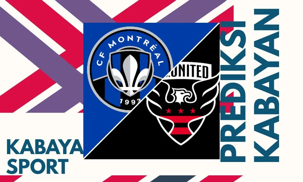 Ilustrasi pertandingan CF Montreal vs DC United di MLS dengan latar belakang Stade Saputo