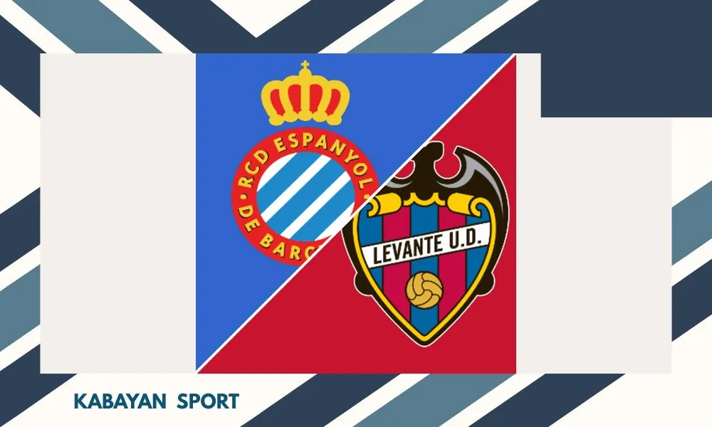 Ilustrasi pertandingan Espanyol vs Levante di ajang LALIGA dengan atmosfer stadion RCDE Stadium