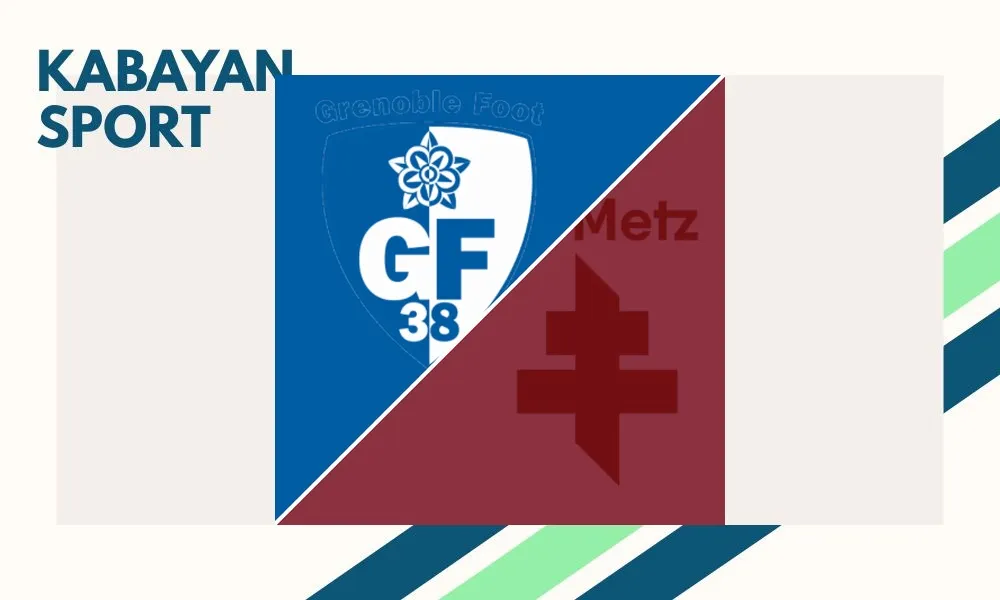 Ilustrasi pertandingan Grenoble vs Metz di ajang French Ligue 2 di Stade des Alpes