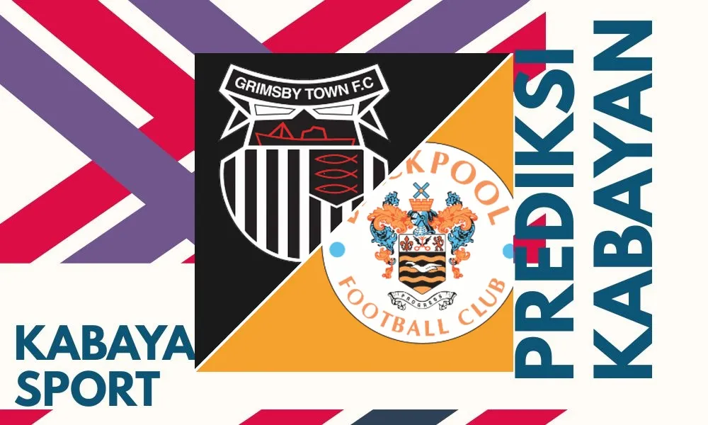 Ilustrasi pertandingan Grimsby Town vs Blackpool di Carabao Cup