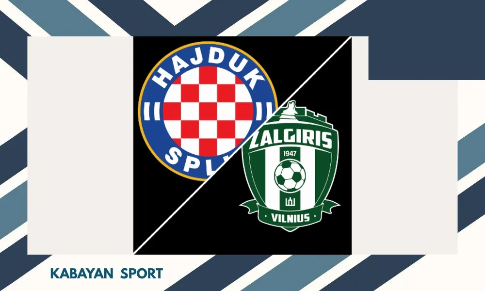 Ilustrasi pertandingan Hajduk Split vs Zalgiris Vilnius di kualifikasi UEFA Conference League