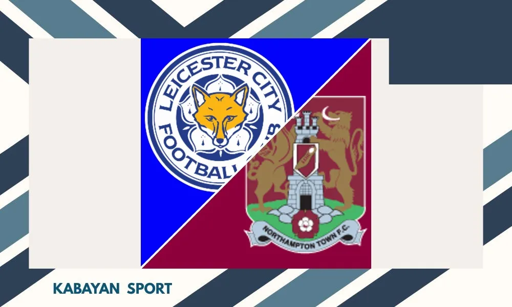 Ilustrasi pertandingan Leicester City vs Northampton Town di Carabao Cup