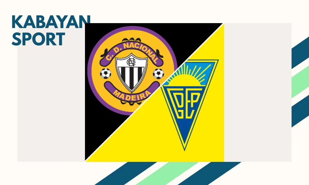 Ilustrasi pertandingan Nacional vs Estoril di ajang Liga Portugal di Stadion Estádio da Madeira