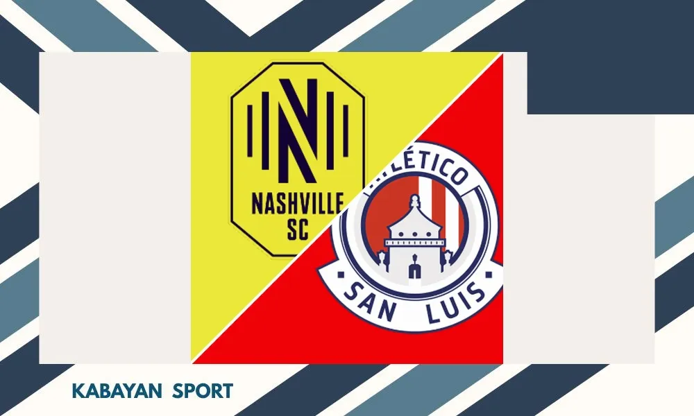 Ilustrasi pertandingan Nashville SC vs Atlético de San Luis di Leagues Cup di GEODIS Park