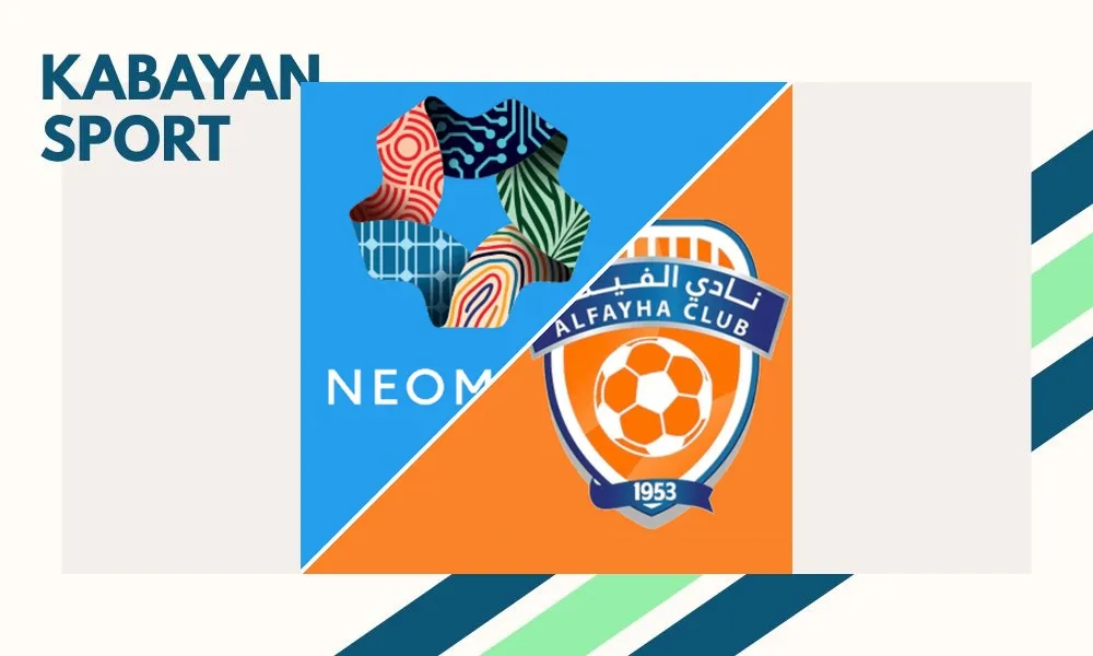 Ilustrasi pertandingan Neom SC vs Al Fayha di Saudi Pro League di stadion King Khalid Sport City