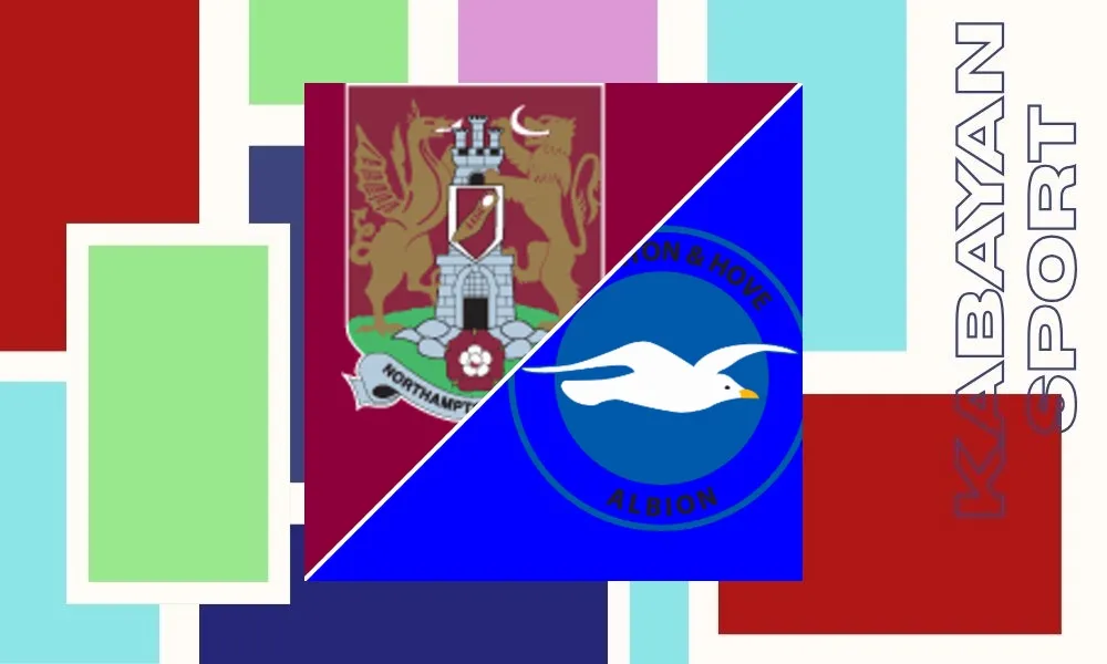Ilustrasi pertandingan Northampton vs Brighton U21 di Sixfields Stadium dalam ajang EFL Trophy