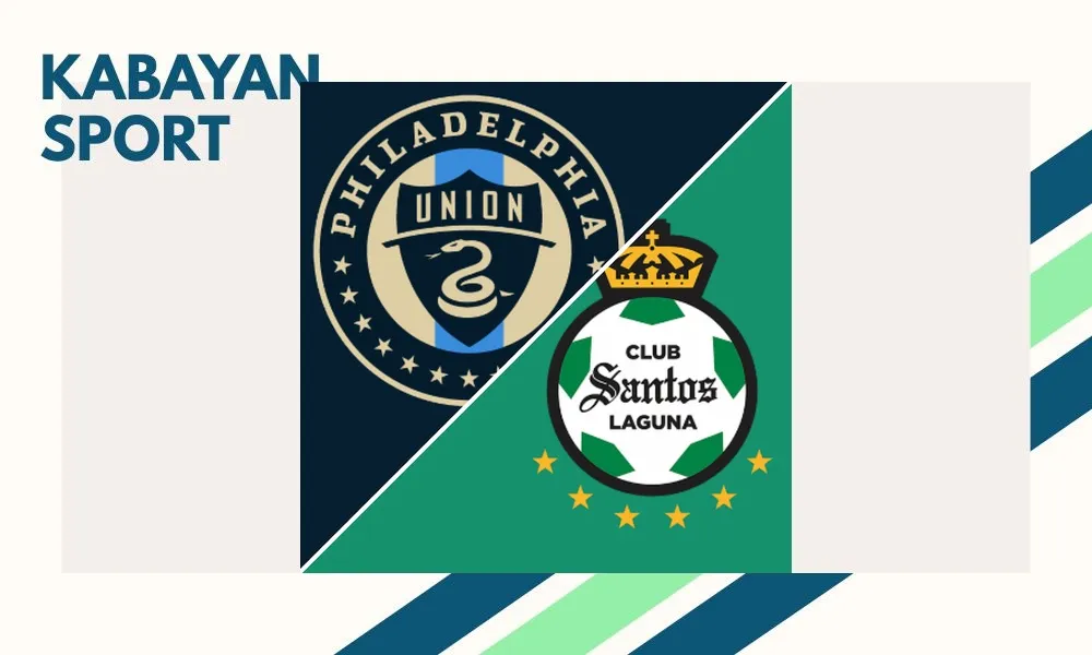 Ilustrasi pertandingan Philadelphia vs Santos di Leagues Cup dengan suasana stadion Subaru Park