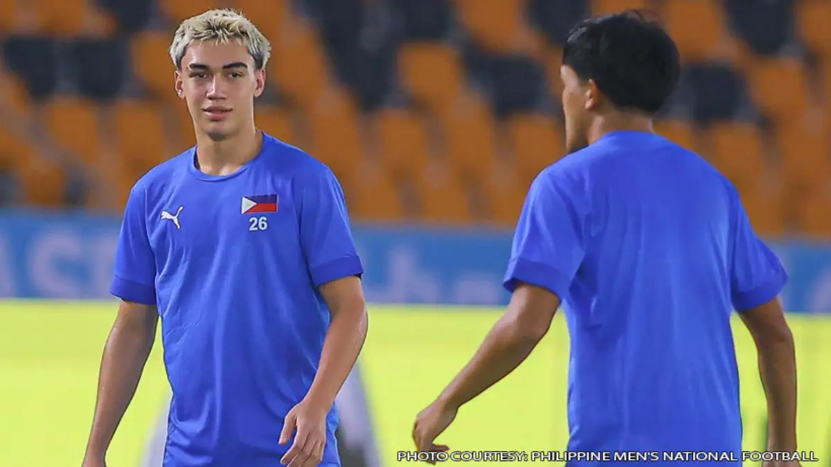Aksi pemain timnas Philippines vs Thailand di ajang ASEAN Championship 2026