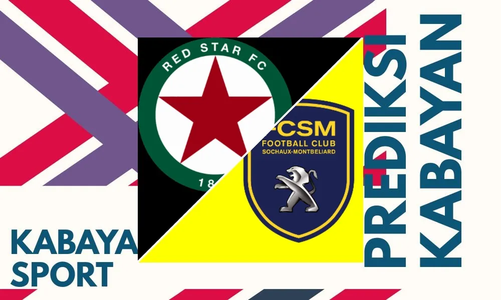 Ilustrasi pertandingan Red Star FC vs Sochaux di French Ligue 2