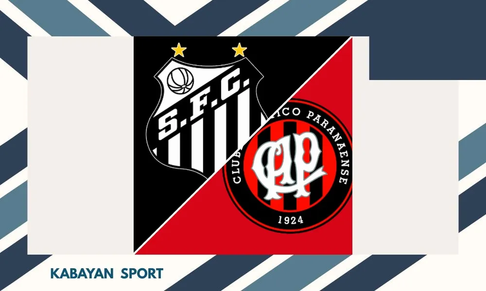 Ilustrasi pertandingan Santos vs Athletico-PR di Brazilian Serie A