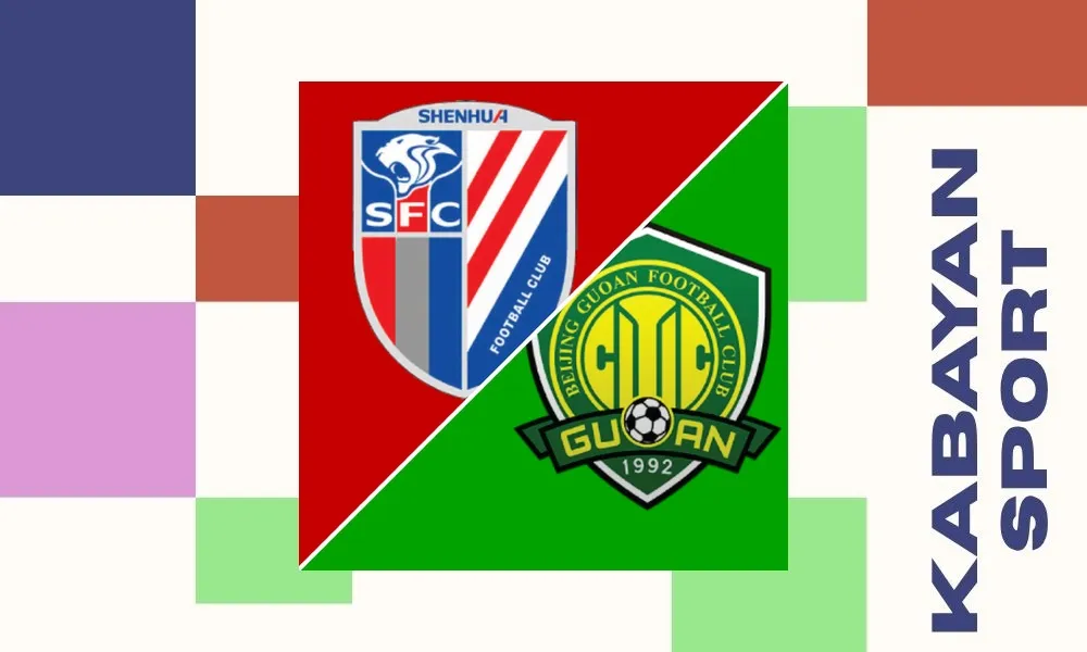 Ilustrasi pertandingan Shanghai Shenhua vs Beijing Guoan di Chinese Super League di Shanghai Stadium