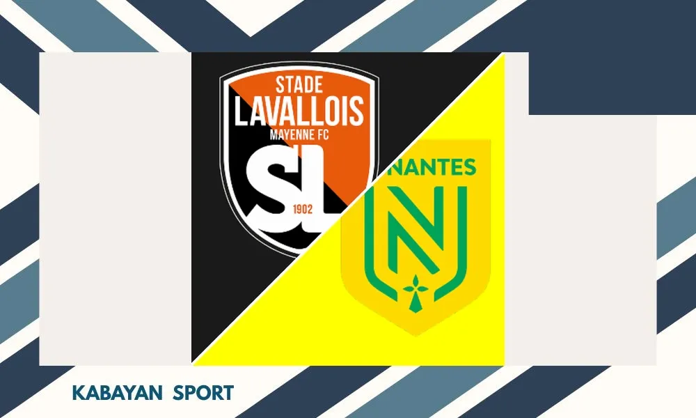Ilustrasi pertandingan Ligue 2 antara Stade Laval dan Nantes di Stade Francis Le Basser