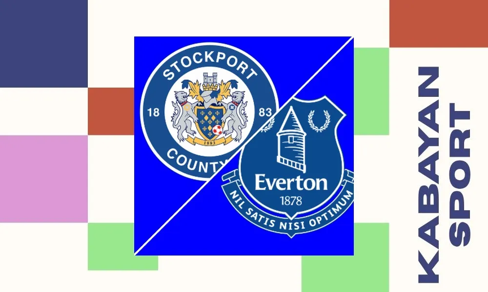 Ilustrasi pertandingan Stockport County vs Everton U21 di ajang EFL Trophy di Edgeley Park