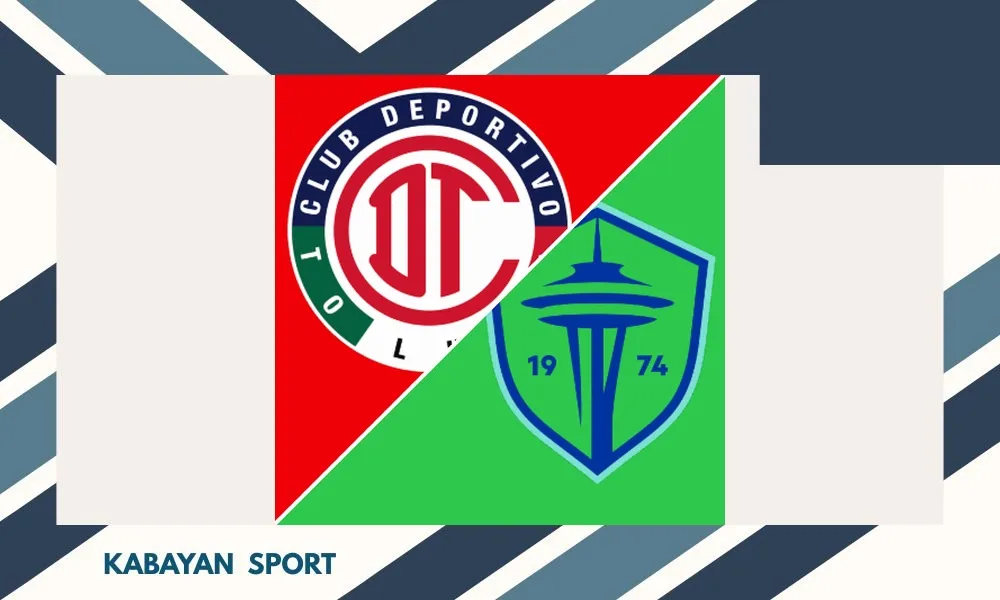 Pemain Toluca merayakan gol melawan Seattle Sounders di Leagues Cup