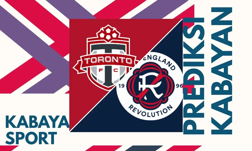 Ilustrasi pertandingan Toronto vs New England Revolution di MLS dengan latar BMO Field