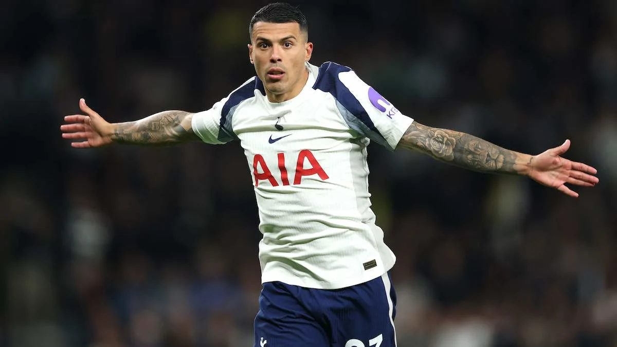 Pemain Tottenham Hotspur menjalani sesi latihan jelang laga pramusim melawan Hoffenheim