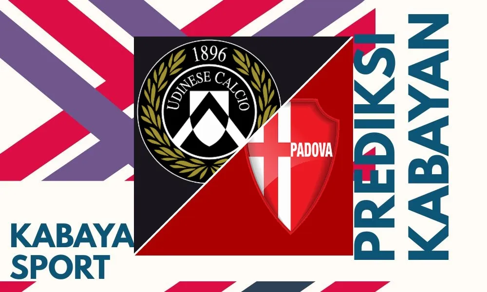 Ilustrasi pertandingan Udinese vs Padova di ajang Coppa Italia dengan latar Stadio Friuli