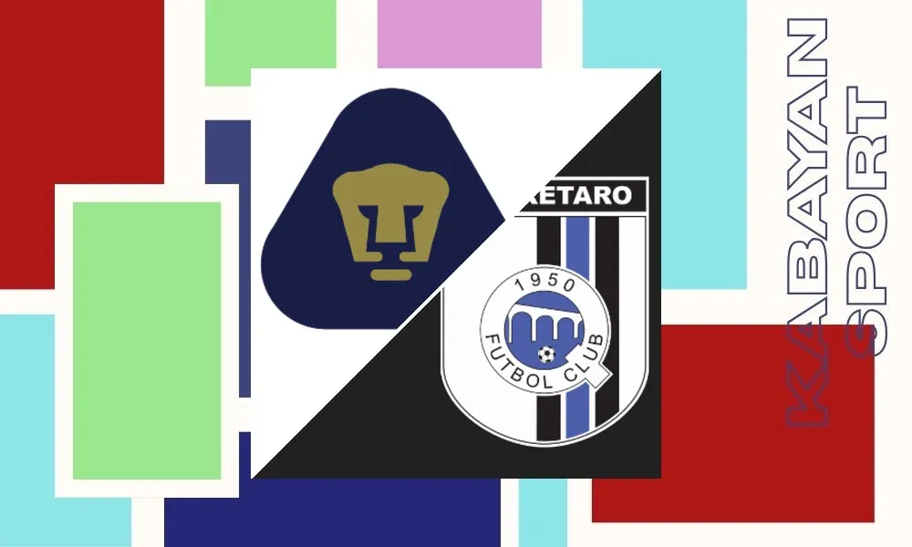 Ilustrasi pertandingan UNAM vs Queretaro di ajang Liga MX di Estadio Olimpico Universitario