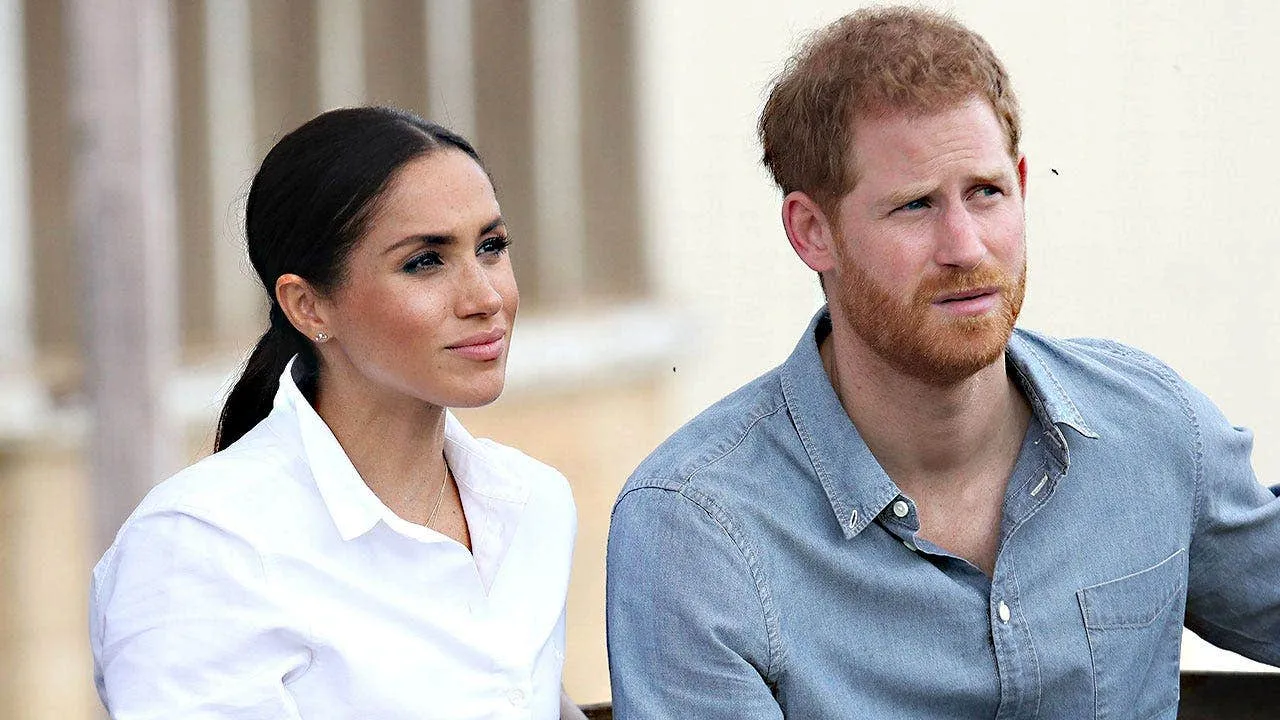 Pangeran Harry dan Meghan Markle saat menghadiri pemutaran khusus film dokumenter