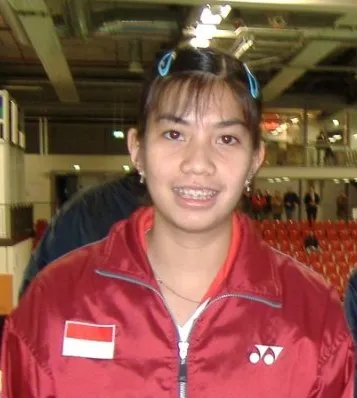 Adriyanti Firdasari mantan pemain bulu tangkis tunggal putri Indonesia
