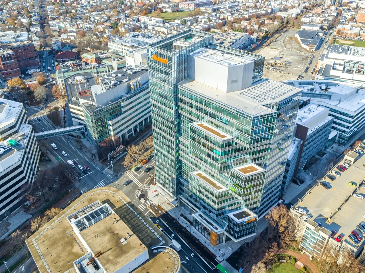 Gedung kantor pusat Akamai Technologies di Cambridge Massachusetts