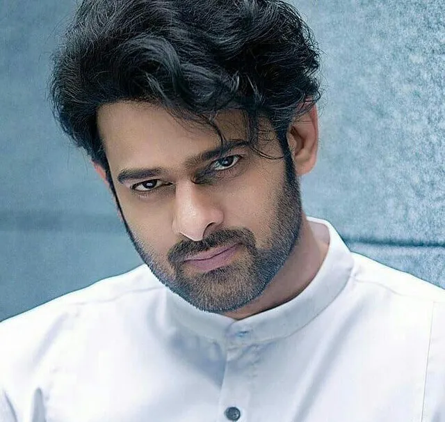 Potret aktor India Prabhas sebagai ilustrasi profil bintang film Baahubali