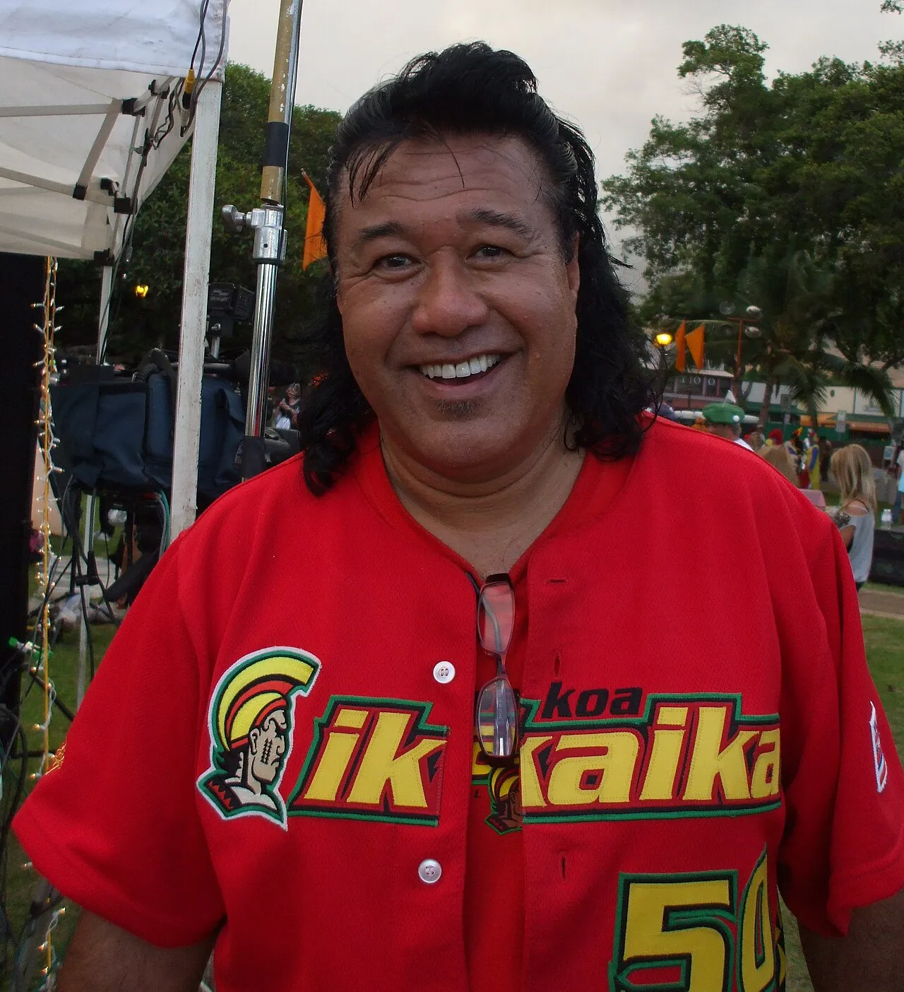 Aktor Branscombe Richmond dalam sebuah acara