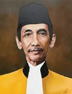 Potret Ali Said sebagai Ketua Mahkamah Agung Republik Indonesia
