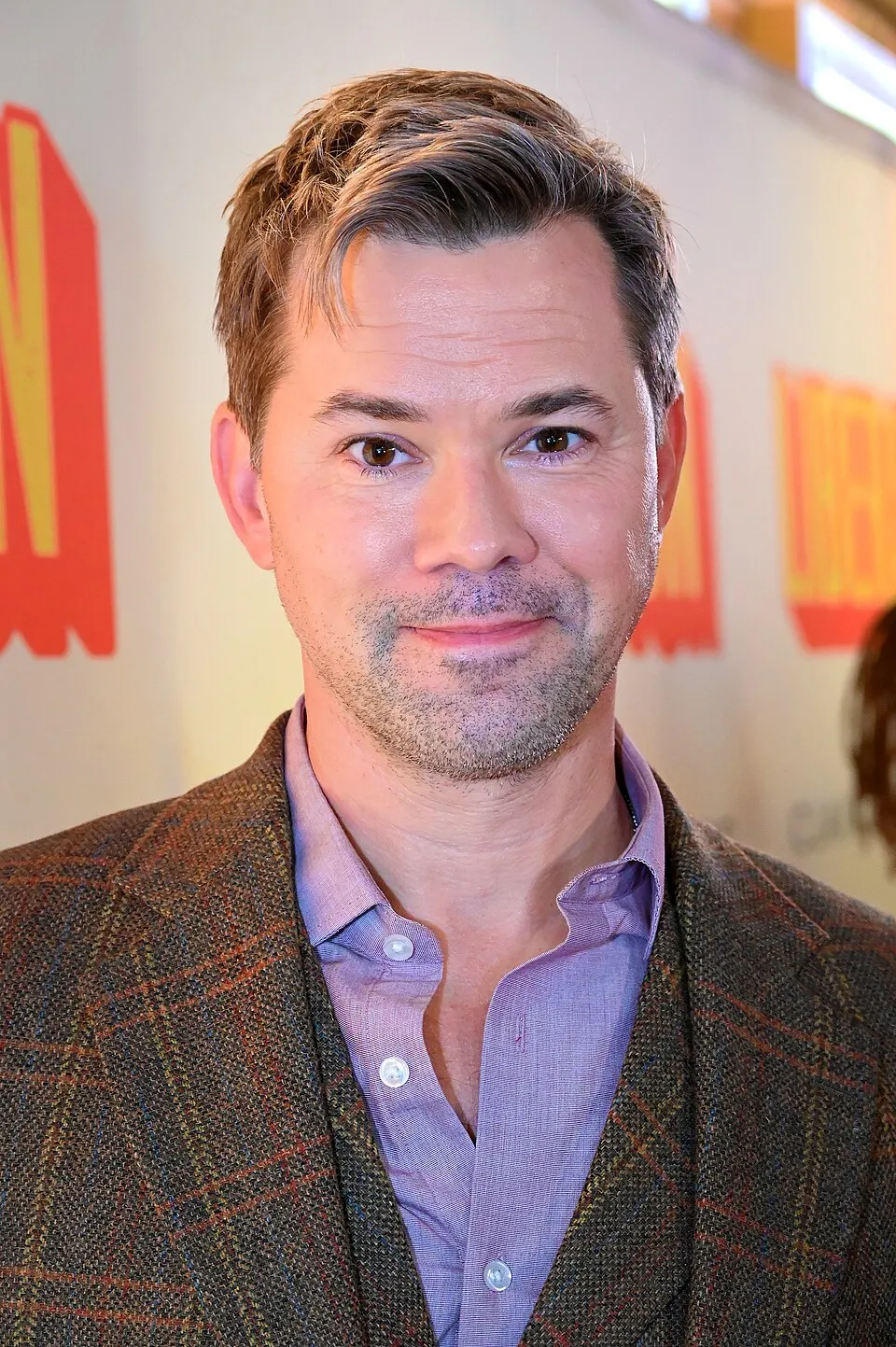 Aktor Amerika Serikat Andrew Rannells saat menghadiri sebuah acara