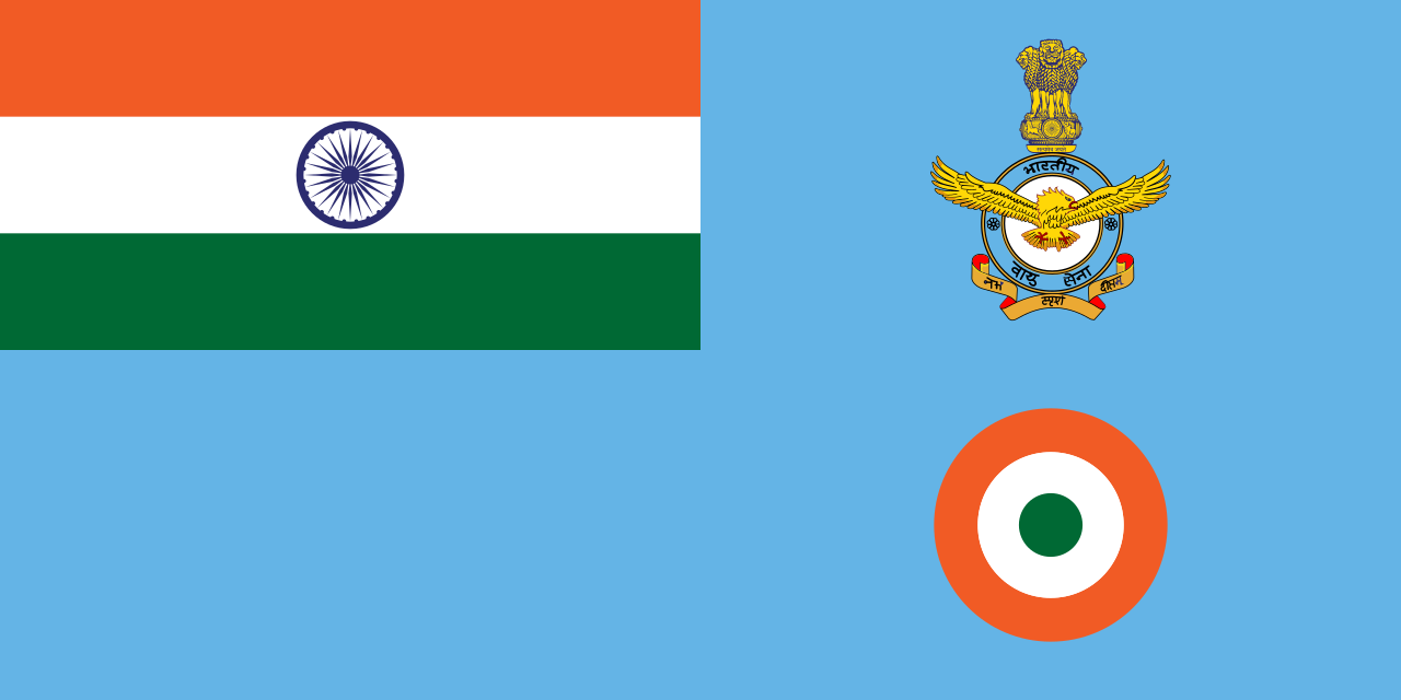 Pesawat tempur milik Angkatan Udara India dalam latihan militer