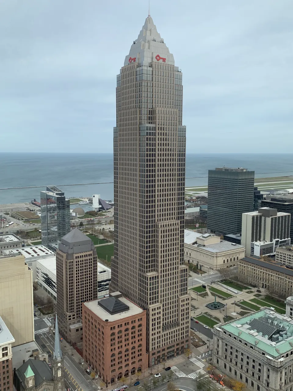 Gedung kantor pusat KeyBank di Cleveland, Ohio, Amerika Serikat