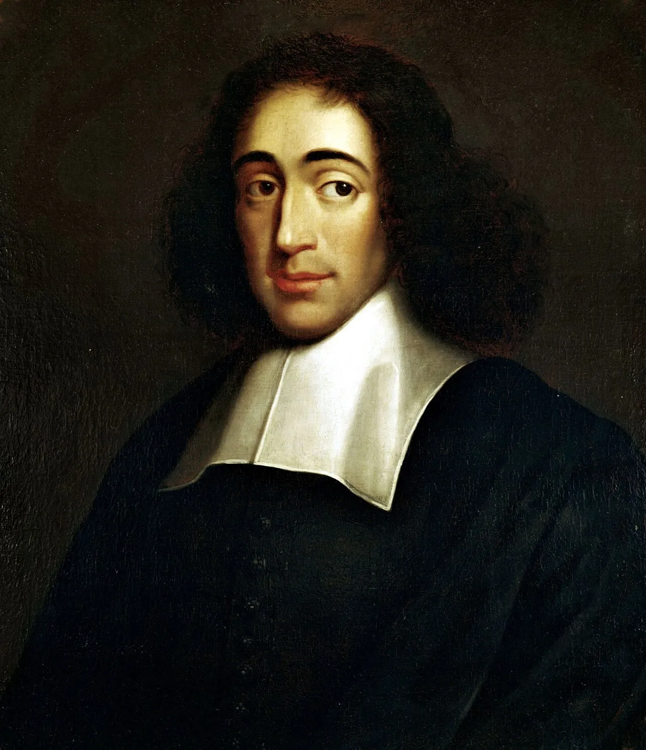Ilustrasi profil Baruch Spinoza filsuf terkemuka era Pencerahan