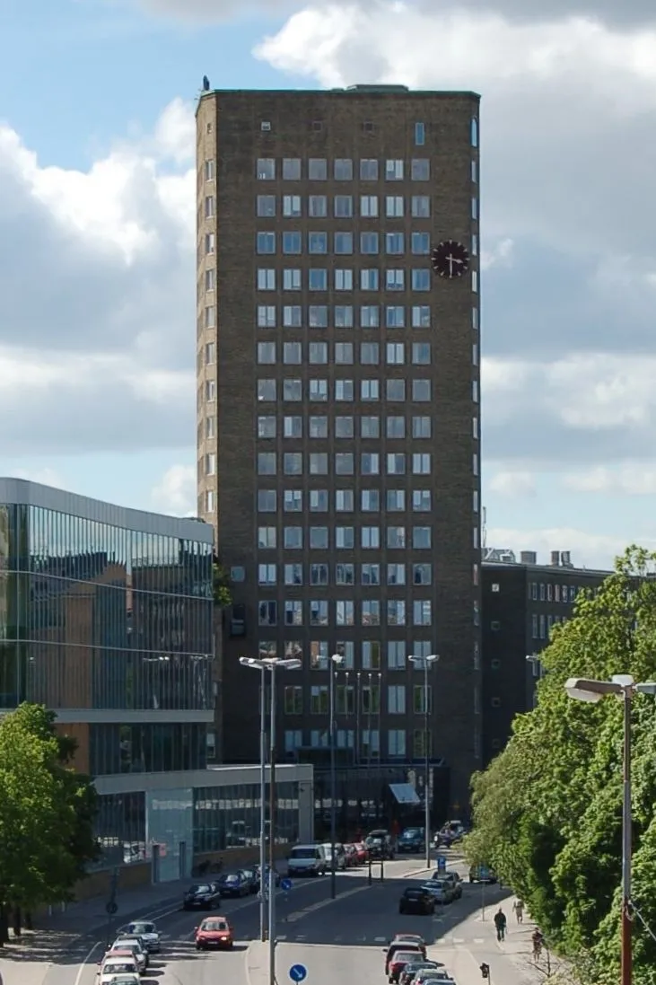 Kantor pusat Bonnier Group perusahaan media Swedia di Stockholm