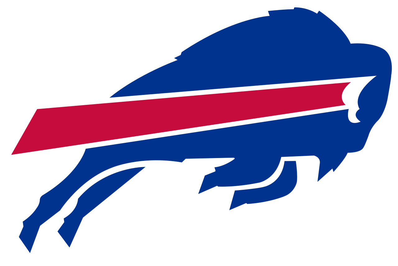 Ilustrasi stadion dan logo klub American Football Buffalo Bills di NFL