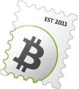 Gedung kantor dan logo representatif platform bursa mata uang kripto Bitstamp