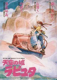 Poster film animasi legendaris Castle in the Sky garapan Hayao Miyazaki