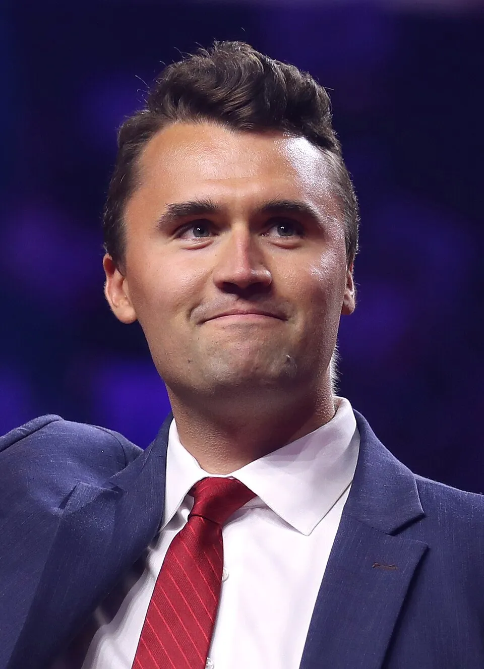 Ilustrasi profil Charlie Kirk aktivis politik konservatif Amerika Serikat