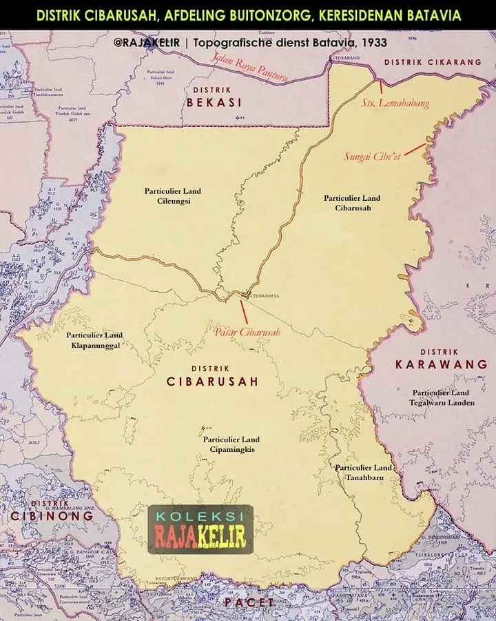 Kawasan perkotaan dan pusat aktivitas di Cileungsi Kabupaten Bogor