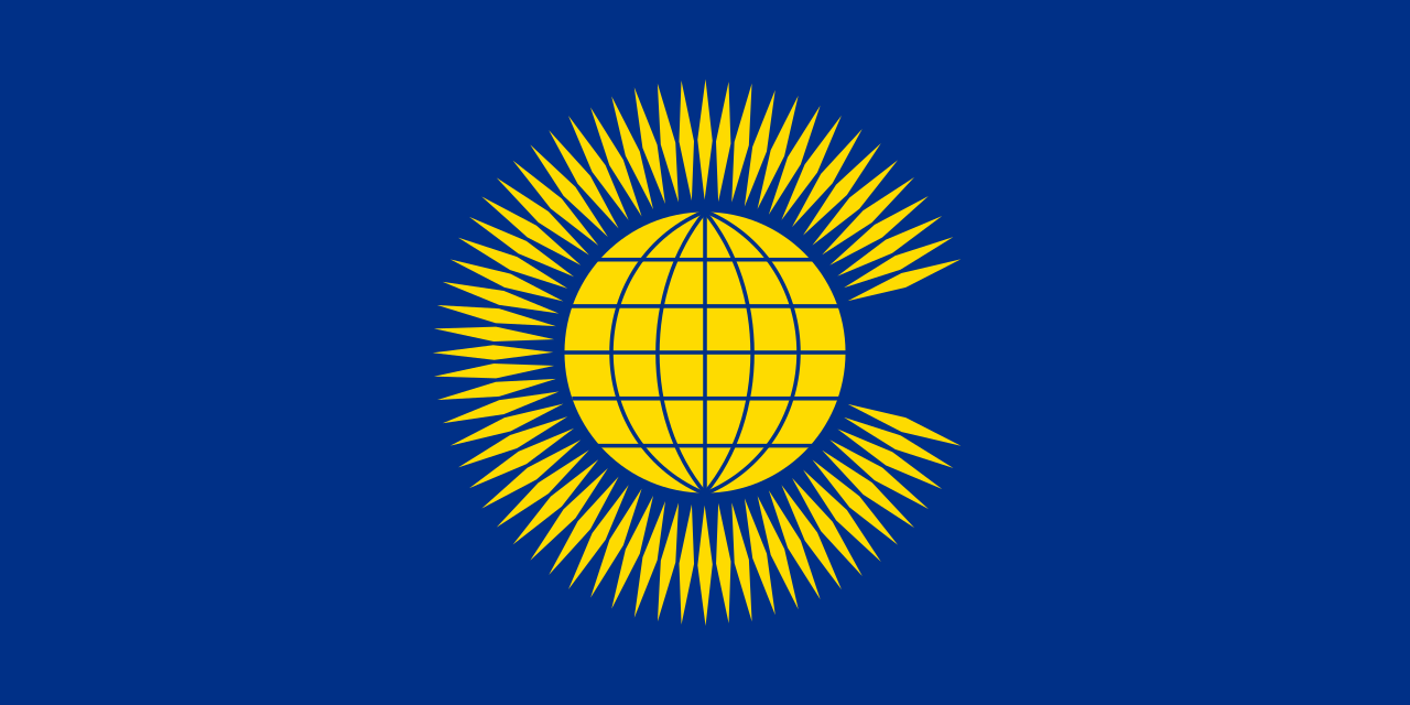 Bendera dan simbol Commonwealth of Nations sebagai organisasi internasional