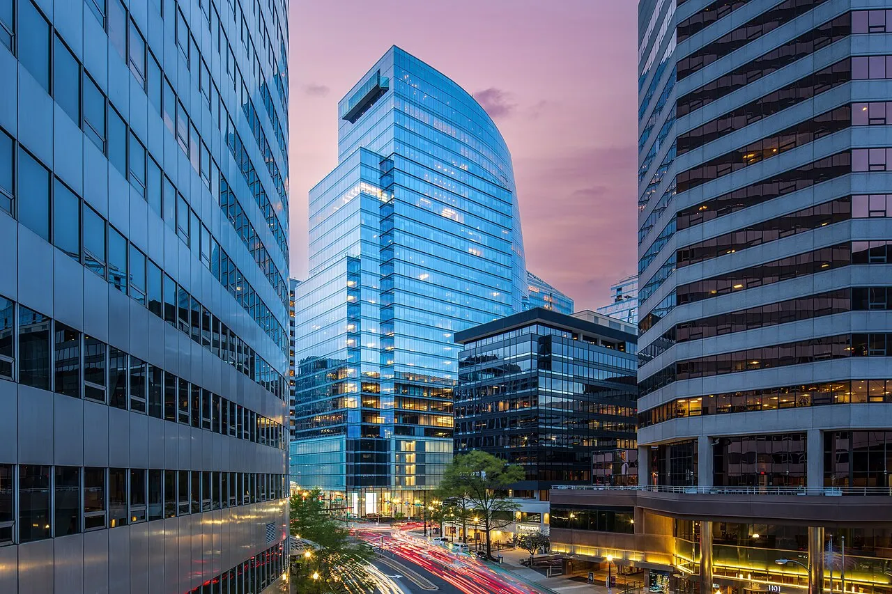 Gedung kantor pusat CoStar Group di Arlington Virginia Amerika Serikat