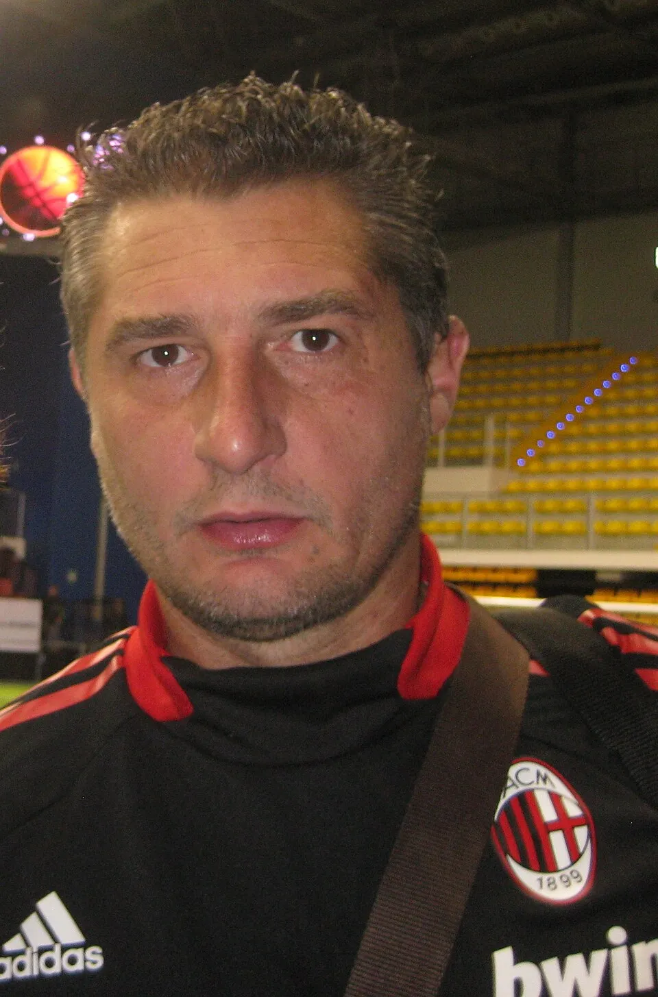 Daniele Massaro saat memperkuat AC Milan di kompetisi Eropa