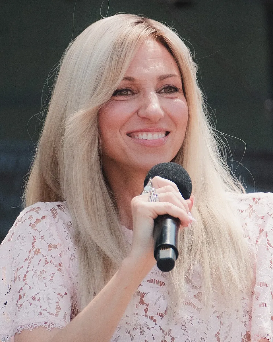 Penyanyi dan aktris Amerika Serikat Debbie Gibson dalam sebuah acara