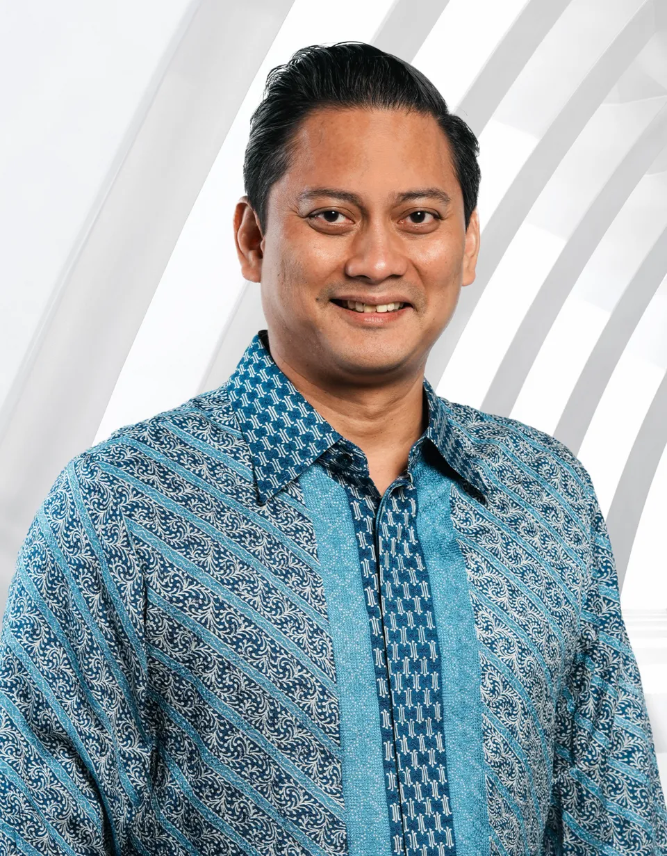 Deputi Gubernur Bank Indonesia Thomas Djiwandono dalam acara resmi